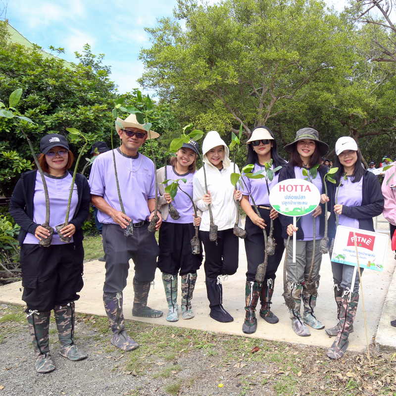 NCP ปล่อยปลา ปลูกป่าชายเลน เฉลิมพระเกียรติฯ พระบรมราชชนนีพันปีหลวง