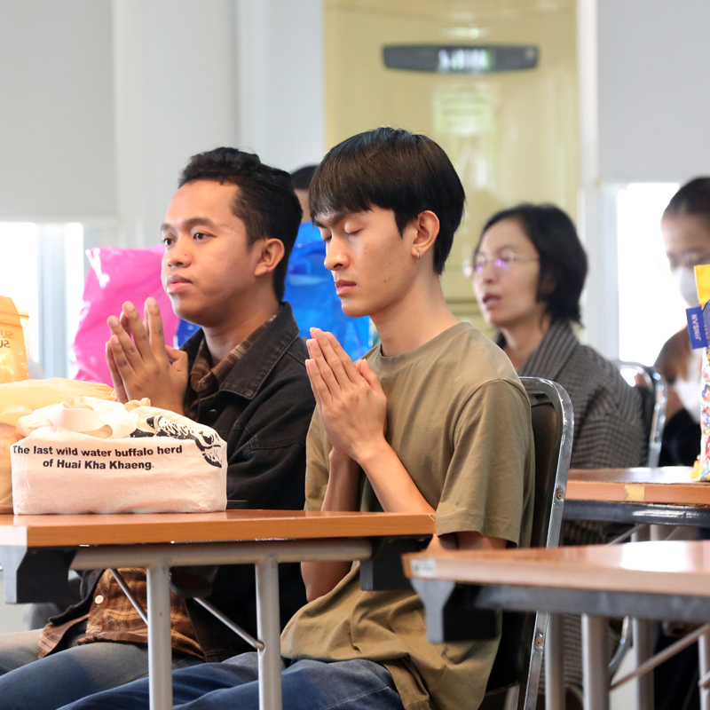 งานตักบาตรข้าวสารอาหารแห้ง NCP สวัสดีปีใหม่ไทย 2569