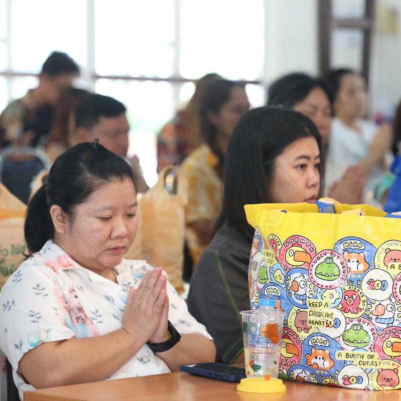 งานตักบาตรข้าวสารอาหารแห้ง NCP สวัสดีปีใหม่ไทย 2569