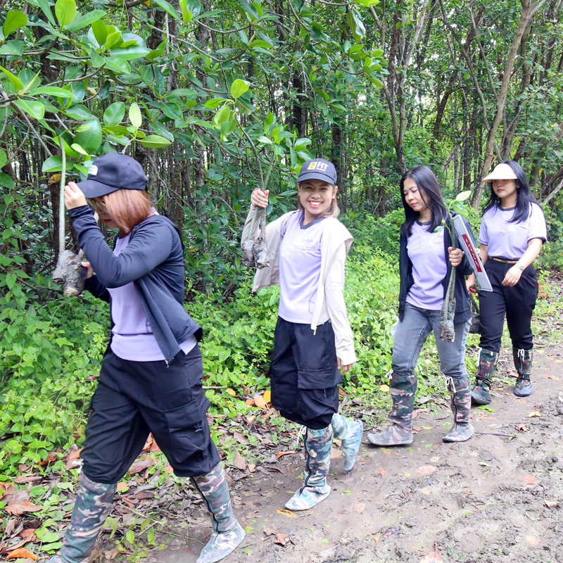 NCP ปล่อยปลา ปลูกป่าชายเลน เฉลิมพระเกียรติฯ พระบรมราชชนนีพันปีหลวง